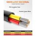 thumbnail image 2 of Cable eléctrico NAOEVO, calibre 20, 3 conductores, 20 AWG, 15 m, 2 of 7