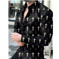 thumbnail image 1 of Camisas de moda hawaianas Camisas vintage con estampado gráfico 3D Camisas de moda para hombres Blusa de playa de manga larga Ropa de playa para hombres Voion, 1 of 6