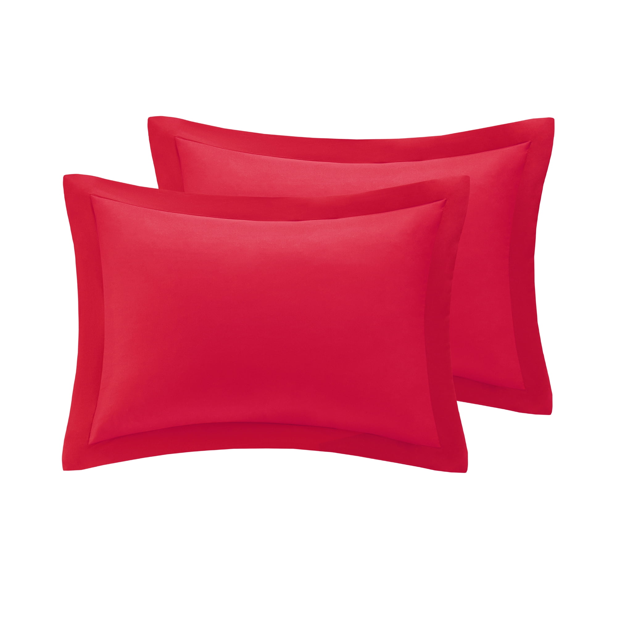 Mainstays Red and Black Geometric 8 Piece Bed in a Bag Comforter Set with Sheets, Full