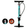 thumbnail image 2 of Bicycle Floor Pump 160PSI Bike Air Pump with Gauge Presta & Schrader Valves Tire Tube Inflator with Multifunction Ball Needle Bike Tire Pump Cycling Air Inflator, 2 of 8