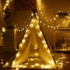 thumbnail image 4 of Luces de hadas de estrellas, 6M, 40 piezas, luces LED alimentadas por batería, dos modos, monocromáticas y decoración brillante, relámpagos para Navidad, bodas, cumpleaños, fiestas de San Valentín, dormitorios, interiores y exteriores (blanco cálido) Sailing  Electrónica, 4 of 6