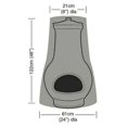 thumbnail image 4 of Large Chiminea Chimnea Bbq Cover Outdoor Waterproof 1.2m Heavy Duty Protector, 4 of 5