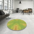 thumbnail image 3 of Ahgly Company Indoor Round Patterned Pistachio Green Area Rugs, 8' Round, 3 of 6