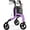 Purple, variant on ZOTO Foldable 3 Wheel Walker for Seniors, Lightweight Rollator with Adjustable Height, Cup and Cane Holder,VRW310-PU