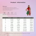 thumbnail image 6 of YiZYiF Women Christmas Stripe Bowknot Sequins Sleeveless Elf Dress with Safe Briefs Shiny Party Wear Green M, 6 of 6