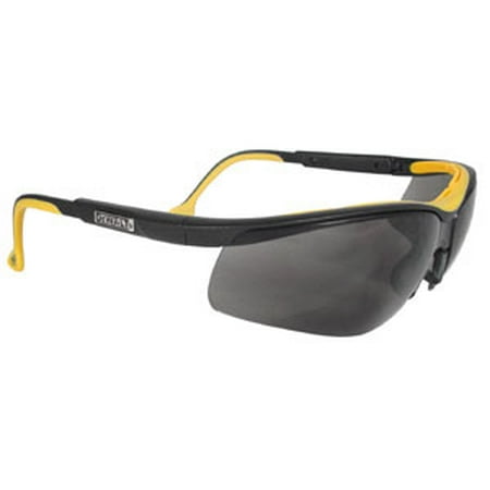 Dewalt High Perfomance Dual Injected Rubber Glasses with Smoke Lens