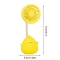 thumbnail image 3 of TOPRenddon Mini Cute Desk Fan，Portable Table Fan,Personal Mini Fan,Small Cooling Fan by USB Plug In, Rotatable Desktop Fan for Home Office Bedroom Dorm Indoor Outdoor Summer Gift, 3 of 5