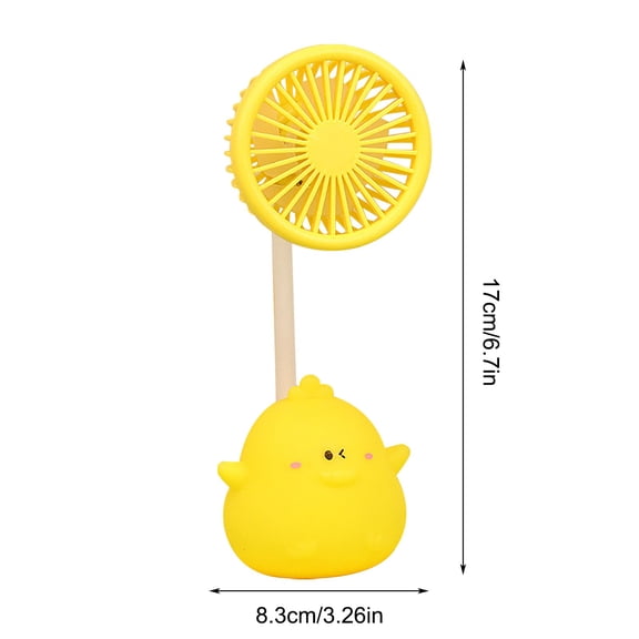 Momihoom Kawaii Cat-Design Adjustable Desk Fan, Portable USB-Powered Cooling Fan for Desk, Bedroom, and Travel