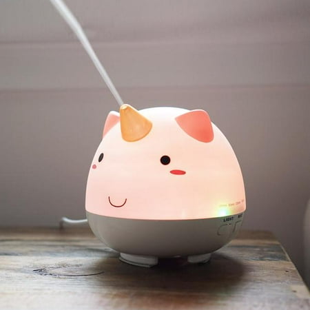 Electronic Auto Shut Off Timers - SMOKO Elodie Unicorn Humidifier | Diffuser for Essential Oils | Aromatherapy with Ambient Rainbow Lights | Auto Shutoff Timer