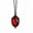 03#Red Cameo Crystal Pendant, variant on HOOUN Gothic Vintage Red Black Cameo Crystal Pendant Necklace Women Silver Jewelry-01#Black Cameo Crystal Bat
