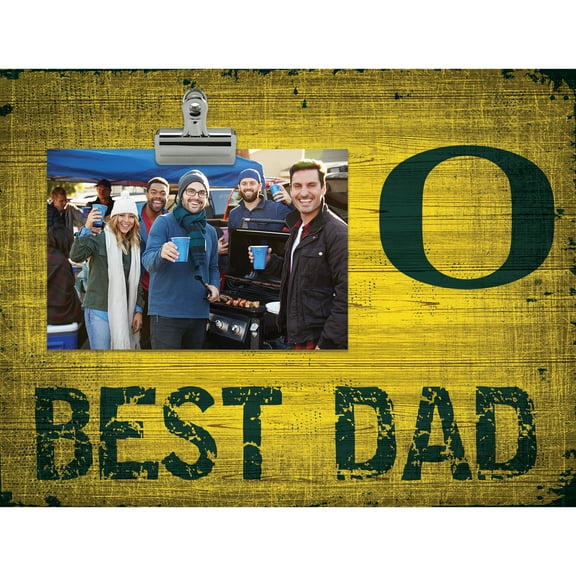 Oregon Ducks 8'' x 10.5'' Best Dad Clip Frame