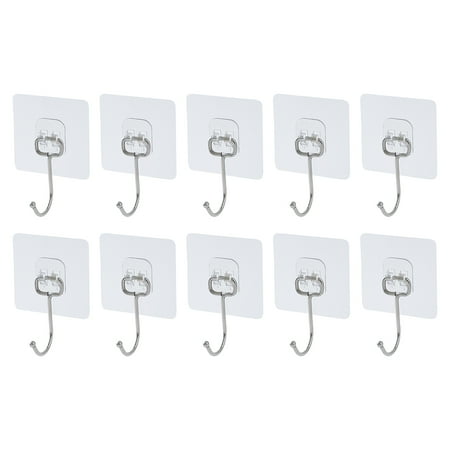 

10pcs Bathroom Accessories For Kitchen Self Adhesive Heavy Duty Wall Hook