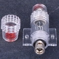 thumbnail image 2 of Fuse Box Car Audio Fuse Box Fuse Box Holder Car Auto Vehicle Stereo Audio AGU Fuse Box Holder Block 8 Gauge Wire With 4Pcs 60Amp Fuse, 2 of 8