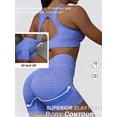 thumbnail image 5 of Two-Piece High-Waist Yoga Set For Women, Stretch Fitness Leggings, Gym Workout Ensemble, Waist-Cinching And Buttock-Lifting Sports Shorts, Suitable For Yoga, Fitness Training, Running And Cycling., 5 of 7