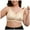 Beige, variant on UngA Bras Women Full Coverage Wireless Bras No Underwire Compression Front Closure Comfort Post Surgery Bra Black,L1