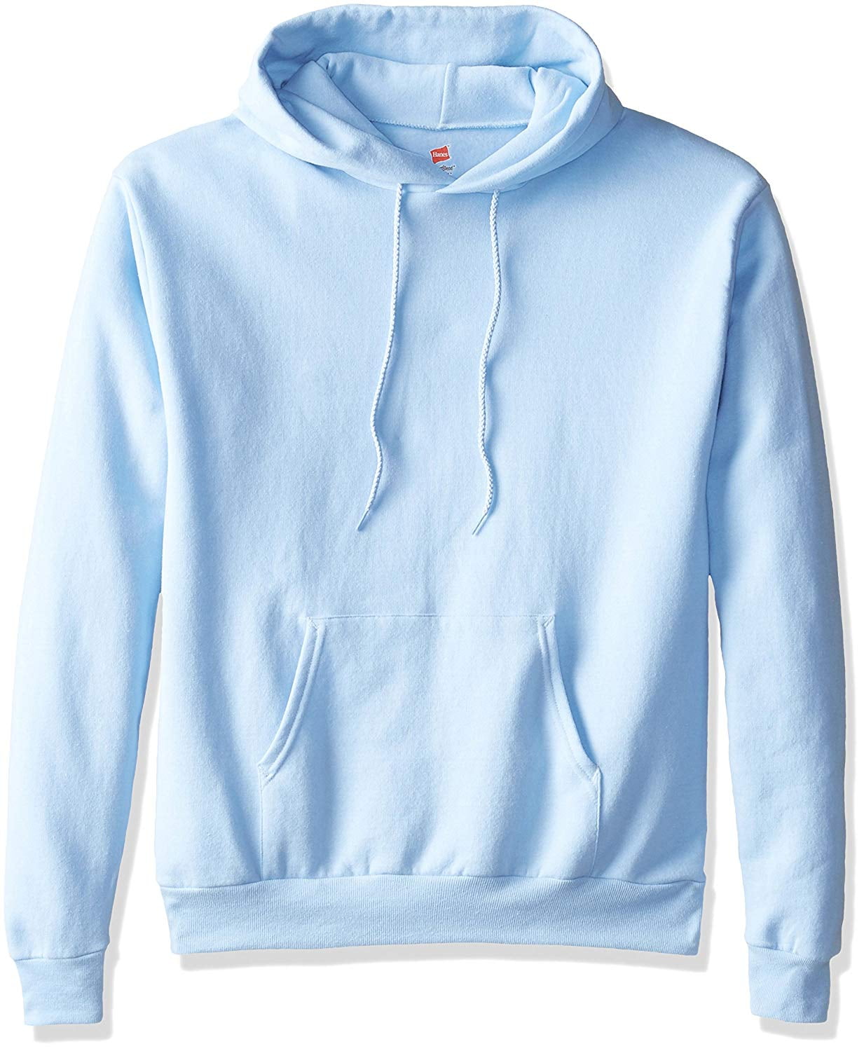 hanes light blue hoodie