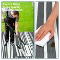 thumbnail image 6 of Danolapsi Outdoor Rug Mat for Patio,8x10 Plastic Straw Rug,Waterproof Plastic Straw Mats,Modern Striped Outdoor Camping Rugs for Patio,RV,Porch, Deck,Backyard,Balcony,Camping,Trailer, 6 of 9