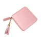 thumbnail image 1 of Monedero pequeño plegable y delgado para mujer con borla y cremallera, bolsillo para monedas, carteras de moda para mujer, 1 of 5