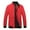 #0232-Red, variant on Men's Spring Summer Stand Collar Jacket, Thin Solid Color Business Casual Coat with Pocket, Lightweight Breathable for Office Daily Outdoor