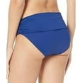 thumbnail image 4 of Ralph Lauren INDIGO Beach Club Solids Wide Shirred Hipster Swim Bottom, US 4, 4 of 4
