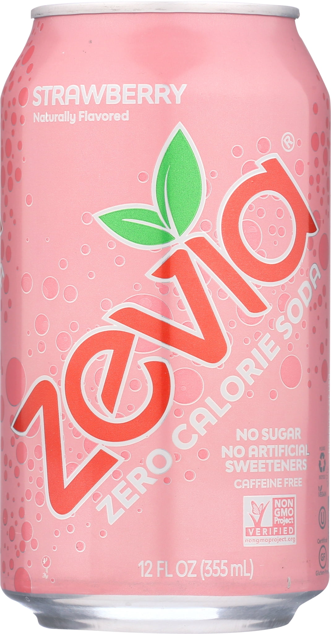 ZEVIA SODA STRAWBERRY 6 PACK 72 FL OZ