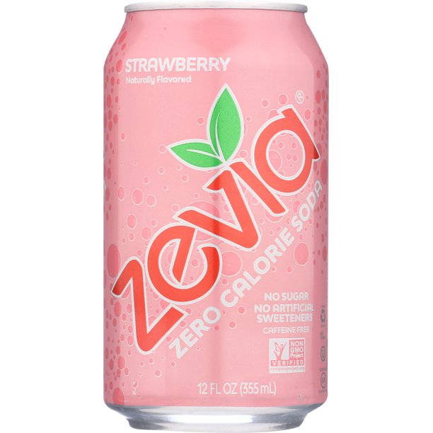 ZEVIA SODA STRAWBERRY 6 PACK 72 FL OZ