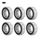 thumbnail image 1 of 10 piezas de rodamientos de bolas 6205-2RS de alta velocidad con cubierta de goma para aplicaciones mecánicas automotrices/motores, 1 of 12