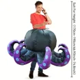 thumbnail image 3 of Inflatable Octopus Costume Cute Animal Theme Inflatable Suit Holiday Party Dress Up Perfect For Halloween And Christmas Party,Height 47.2-59",Octopus, 3 of 6
