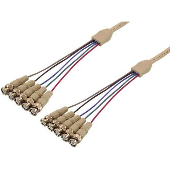 IEC M5285 Video 5 BNC Coaxial Cable 6'