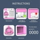 thumbnail image 5 of Piggy Bank Automatic Mini Security Coin Cash Savings Box Red, 5 of 5