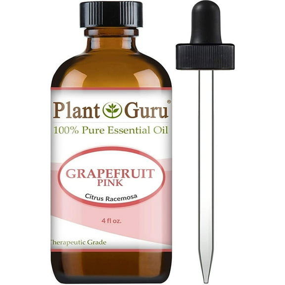 Pink Grapefruit Essential Oil 4 oz 100% Pure Natural Undiluted Therapeutic Grade Cold Pressed From Fresh Grapefruit Peel, Great for Aromatherapy Diffuser, Relaxation and Calming, Natural Cleaner.