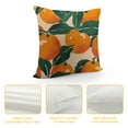 thumbnail image 4 of COMIO Throw Pillow Cover Pretty Oranges Summer Fruits Decorative Throw Pillow Case Square Home Couch Bed Pillowcase, 4 of 5