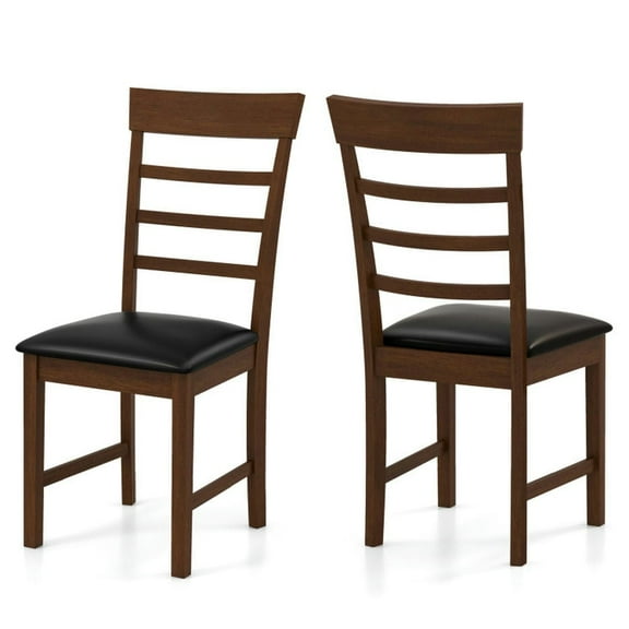 Resenkos Dining Room Chairs, Kitchen Chairs,Wooden Dining Chair with Rubber Wood Frame Set of 2-Oak