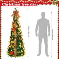 thumbnail image 5 of Pre-Decorated Pre-lit Pop Up Christmas Tree 150 LED 6ft 8 Modes Christmas Tree Collapsible Christmas Tree Warm White Light for Christmas Holiday Decoration, 5 of 7