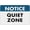 Warning Sign 2, variant on Notice Quiet Zone Sign 8"x12", Aluminum Tin Warning Signs for Home Outdoor Garden, Durable Etiquette Sign for Library