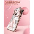 thumbnail image 6 of i-Blason Cosmo Chic Designed for Moto G Stylus Case, Slim Stylish Protective Case with Built-in Screen Protector (Marble), 6 of 9