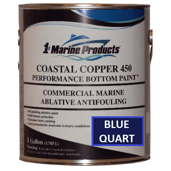 US Marine Products Coastal Copper 450 Blue Marine Paint 450g for Boat