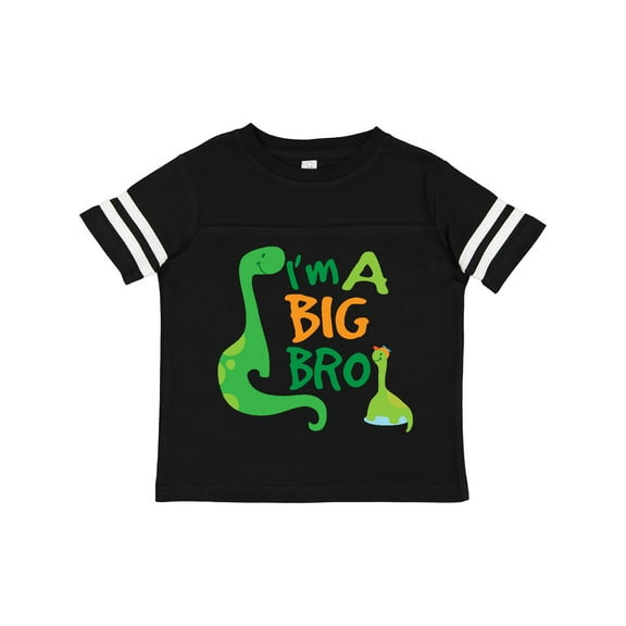 Inktastic I'm a Big Bro Dinosaur Boys Brother Announcement Boys Toddler T-Shirt