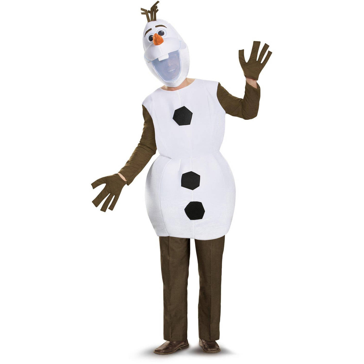 OLAF Costume Frozen Child Deluxe Plush Snowman Costume size 3T-4T S US Seller