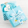 thumbnail image 5 of OSNIE Blue Welcome Baby Boys Party Favors Keychain Organza Bags, 5 of 6