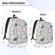 thumbnail image 2 of Balery Back To School Mochila Clásica Impresa Básica para Viaje, Mochila Escolar Resistente al Agua, Mochila de Lona con Correas Ajustables-Medium, 2 of 5