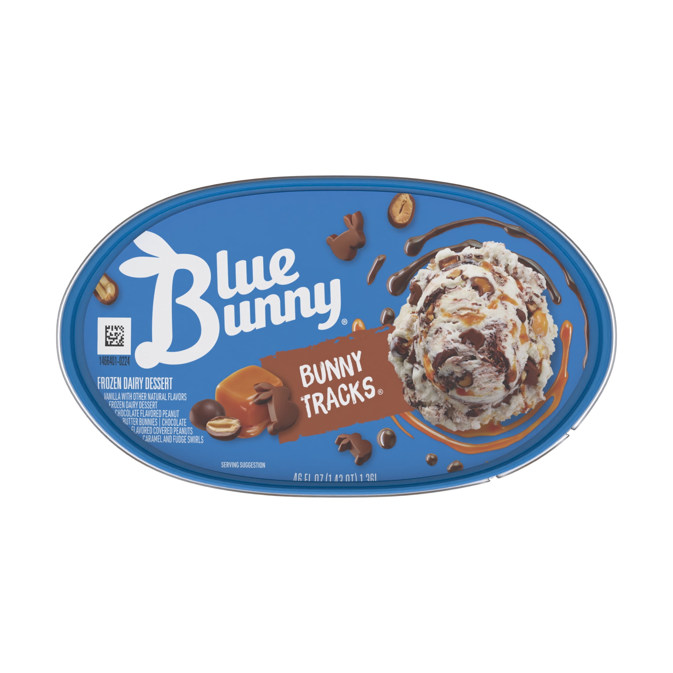 Blue Bunny Bunny Tracks Frozen Dessert 46 fl oz Kuwait Ubuy
