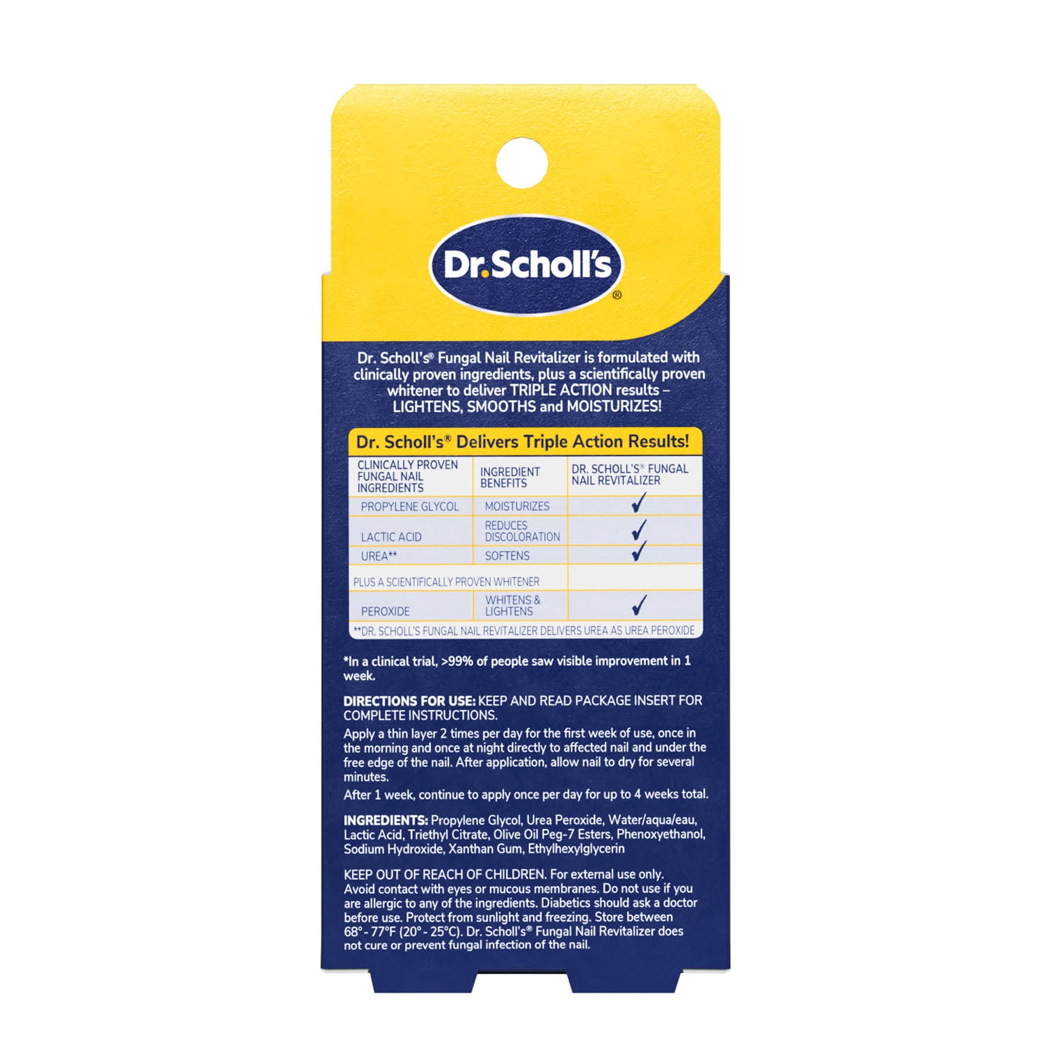 Dr. Scholl's Anti Fungal Nail Treatment Revitalizer Liquid, 0.33 Fl Oz