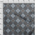 thumbnail image 2 of oneOone Organic Cotton Poplin Twill Fabric Tartan Check Print Fabric By The Yard 42 Inch Wide, 2 of 4