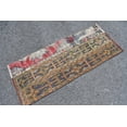 thumbnail image 2 of Vintage Rug, Small Carpet, Turkish Rug, Oushak Rug, 25x60 inches Orange Rug, Handmade Bath Carpet, Door Mat Rug, 9223, 2 of 10
