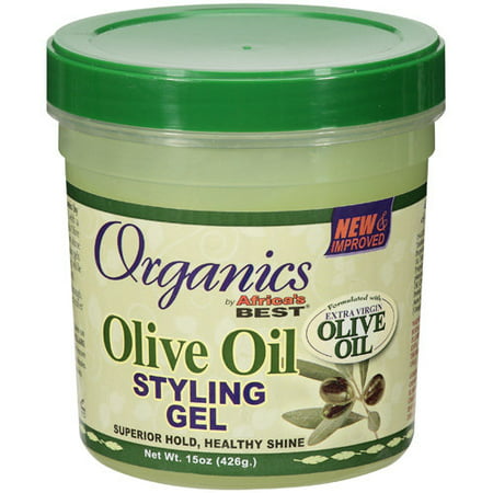 Africas Best Orig Olive Oil Styling Gel 15 Ounce Jar (Best Holding Gel For Black Hair)