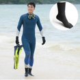 thumbnail image 4 of Neoprene socks Diving scuba socks for men, women and children,3MM surf boots Beach socks Warm and non-slip-Black XL, 4 of 4