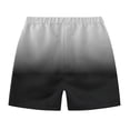 thumbnail image 3 of YunPes Kids Summer Athletic Shorts Knee Length Straight Leg Gradient Shorts Versatile Fashion Bermuda Shorts for Unisex, 3 of 7