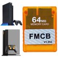 thumbnail image 4 of Estuche Transparente para Tarjeta Memoria FMCB V1.953 para Consola Juegos PS2 (naranja 64 MB), 4 of 9