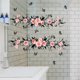 thumbnail image 2 of Flores Con Hojas Verdes Y Pegatina De Pared Ideal Para El Salón, El Dormitorio Y El Hogar, 2 of 6